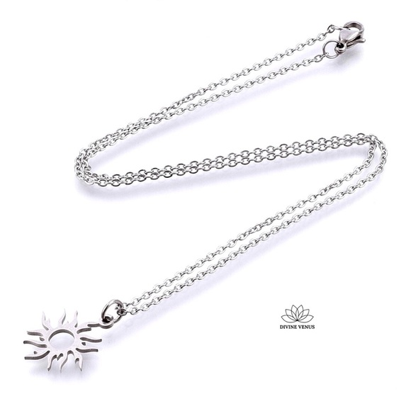 Sun Necklace | Stainless Steel - Picture 2 of 6